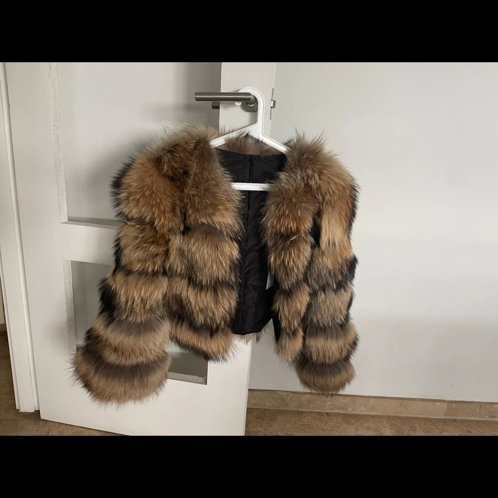 Real fox fur jacket - Picture 3 of 15